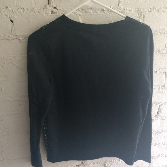 Merona Blue and White Knit Stripe Sweater - Picture 4 of 4